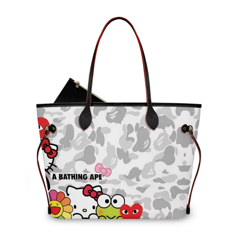 Hello Kitty x BAPE Tote Bag - BAPE camo side