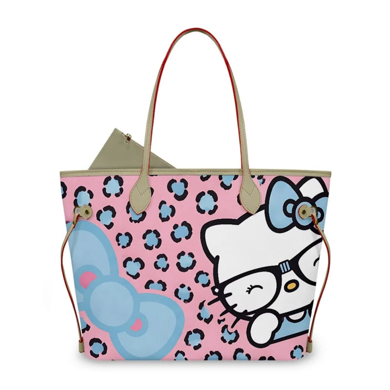 Hello Kitty Leopard Print Tote Bag